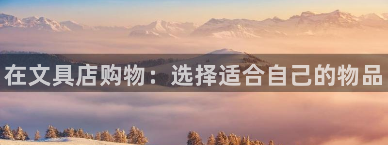 龙八国际手机版下载平台：在文具店购物：选