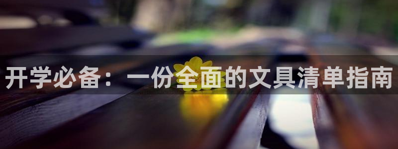 龙八国际网站手机版：开学必备：一份全面的