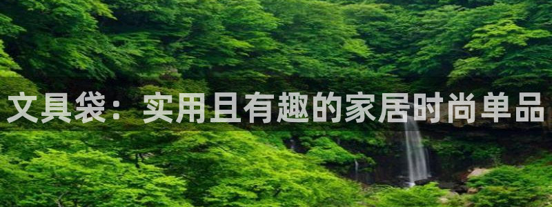 菲律宾龙八国际：文具袋：实用且有趣的家居