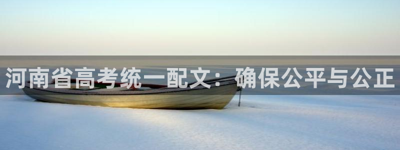下载龙八国际官网：河南省高考统一配文：确