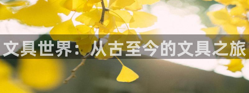 官网龙八国际：文具世界：从古至今的文具之